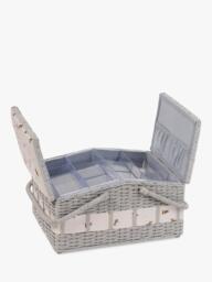 Milward Bee Twin Lid Sewing Basket - thumbnail 2