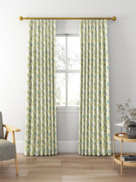 Clarke & Clarke Mallow Made to Measure Curtains or Roman Blind, Apple/Linen - thumbnail 3