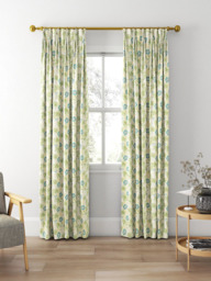 Clarke & Clarke Mallow Made to Measure Curtains or Roman Blind, Apple/Linen - thumbnail 5