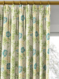 Clarke & Clarke Mallow Made to Measure Curtains or Roman Blind, Apple/Linen - thumbnail 2