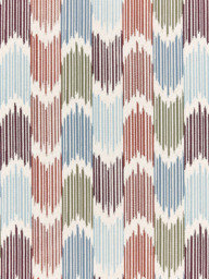 John Lewis Valle Ikat Made to Measure Curtains or Roman Blind, Blue/Multi