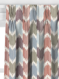 John Lewis Valle Ikat Made to Measure Curtains or Roman Blind, Blue/Multi - thumbnail 6