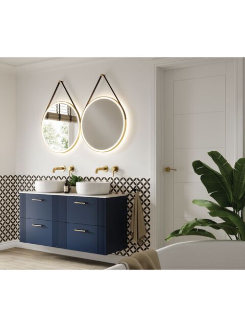 HiB Pendant Illuminated Bathroom Mirror - image 1