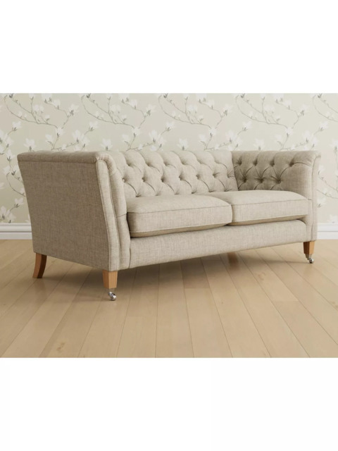 Laura Ashley Chatsworth Medium 2 Seater Sofa, Oak Leg - image 1