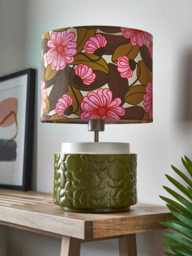 Orla Kiely Tile Table Lamp, Olive - thumbnail 2