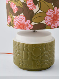 Orla Kiely Tile Table Lamp, Olive - thumbnail 5