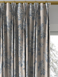 Sanderson Sorilla Damask Made to Measure Curtains or Roman Blind, Delft/Linen - thumbnail 6