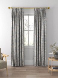Sanderson Sorilla Damask Made to Measure Curtains or Roman Blind, Delft/Linen - thumbnail 5