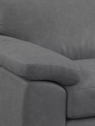 John Lewis Camden RHF Chaise Corner Leather Sofa, Light Leg - thumbnail 6