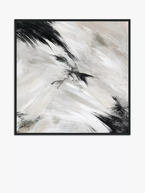 John Lewis Yharnna 'Aurora' Framed Print, 106 x 106cm, Black - image 1