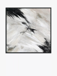 John Lewis Yharnna 'Aurora' Framed Print, 106 x 106cm, Black - thumbnail 1