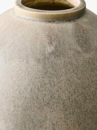 West Elm Orla Ceramic Barrel Vase, H29cm, Grey - thumbnail 6
