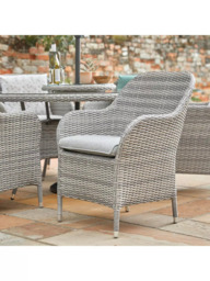 LG Outdoor Monte Carlo 6-Seater Round Garden Dining Table & Chairs Set - thumbnail 3