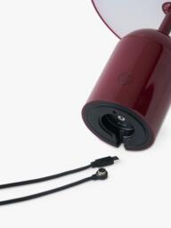 Tom Dixon Bell Portable Table Lamp, Burgundy - thumbnail 5