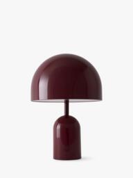 Tom Dixon Bell Portable Table Lamp, Burgundy - thumbnail 2