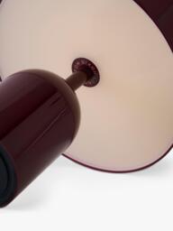 Tom Dixon Bell Portable Table Lamp, Burgundy - thumbnail 3