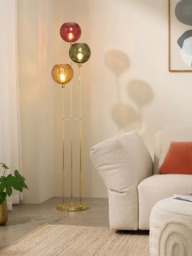 MADE Ilaria Triple Floor Lamp, Green - thumbnail 3