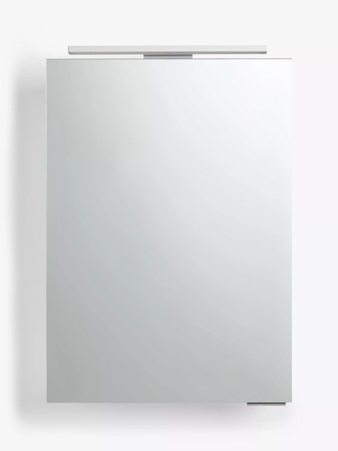 John Lewis Ariel Single Mirrored and Illuminated Bathroom Cabinet - image 1