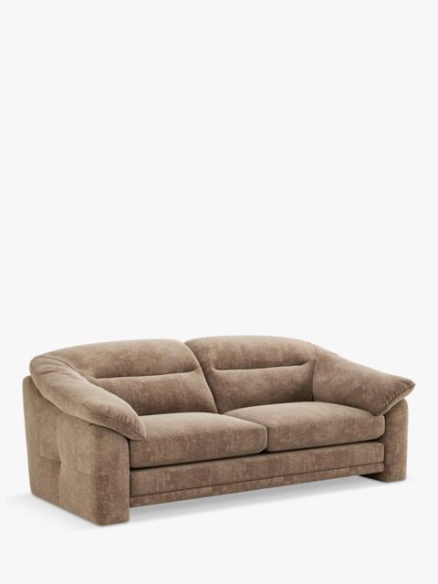 At the Helm Alba Large 3 Seater Velvet Sofa, Pembroke Millstone - image 1