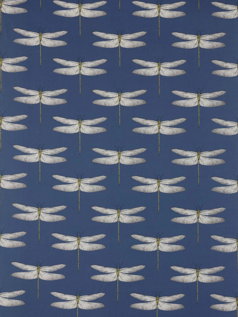 Harlequin Demoiselle Made to Measure Curtains or Roman Blind, Ink/Chartreuse - image 1