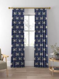 Harlequin Demoiselle Made to Measure Curtains or Roman Blind, Ink/Chartreuse - thumbnail 3