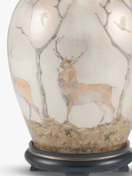 Jenny Worrall Deer Glass Lamp Base, Natural, H34.5cm - thumbnail 3