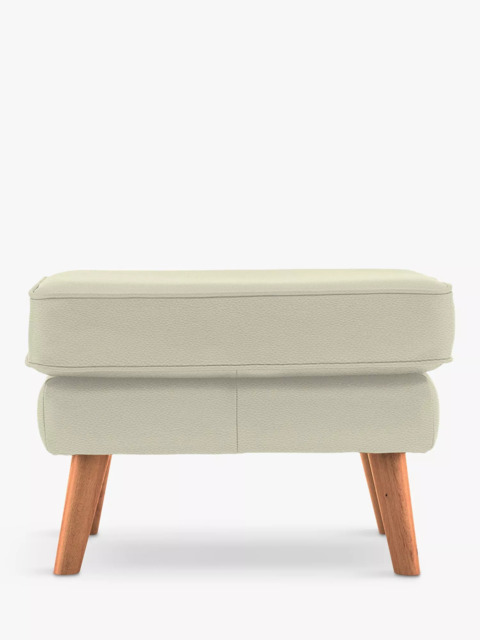 G Plan Vintage The Sixty Five Leather Footstool - image 1