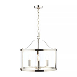 Laura Ashley Harrington 3 Arm Glass Ceiling Light - thumbnail 5