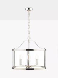 Laura Ashley Harrington 3 Arm Glass Ceiling Light - thumbnail 3