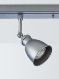 John Lewis Baldwin 3 Spotlight Ceiling Bar, Silver - thumbnail 3