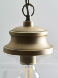 John Lewis Tula Large Glass Pendant Ceiling Light - thumbnail 3