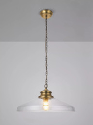 John Lewis Tula Large Glass Pendant Ceiling Light - thumbnail 1