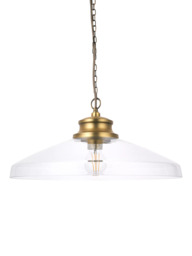 John Lewis Tula Large Glass Pendant Ceiling Light - thumbnail 4