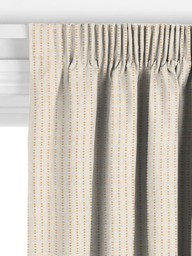 John Lewis Fleck Stripe Made to Measure Curtains or Roman Blind, Honey - thumbnail 3