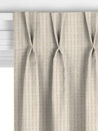 John Lewis Fleck Stripe Made to Measure Curtains or Roman Blind, Honey - thumbnail 5