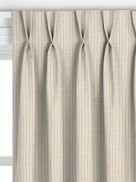 John Lewis Fleck Stripe Made to Measure Curtains or Roman Blind, Honey - thumbnail 4