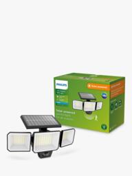 Philips Nysil Solar Power Outdoor Motion Sensor Security Wall Light, Black - thumbnail 2