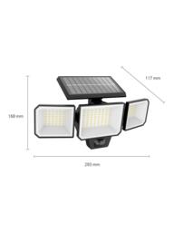 Philips Nysil Solar Power Outdoor Motion Sensor Security Wall Light, Black - thumbnail 3