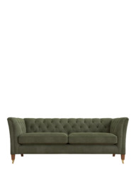 Laura Ashley Chatsworth Large 3 Seater Sofa, Teak Leg - thumbnail 3