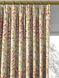 Morris & Co. Willow Boughs Made to Measure Curtains or Roman Blind, Russet/Ochre - thumbnail 2