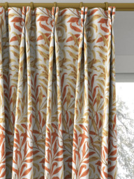 Morris & Co. Willow Boughs Made to Measure Curtains or Roman Blind, Russet/Ochre - thumbnail 4