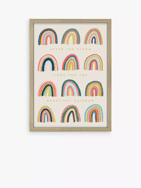 John Lewis Esme Lintin 'After The Storm' Rainbow Framed Print, 54 x 39cm, Multi