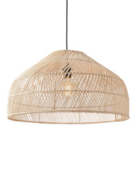 MADE Java Rattan Large Lamp Shade, 60cm, Light Brown