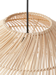 MADE Java Rattan Large Lamp Shade, 60cm, Light Brown - thumbnail 3
