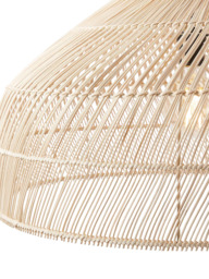 MADE Java Rattan Large Lamp Shade, 60cm, Light Brown - thumbnail 4