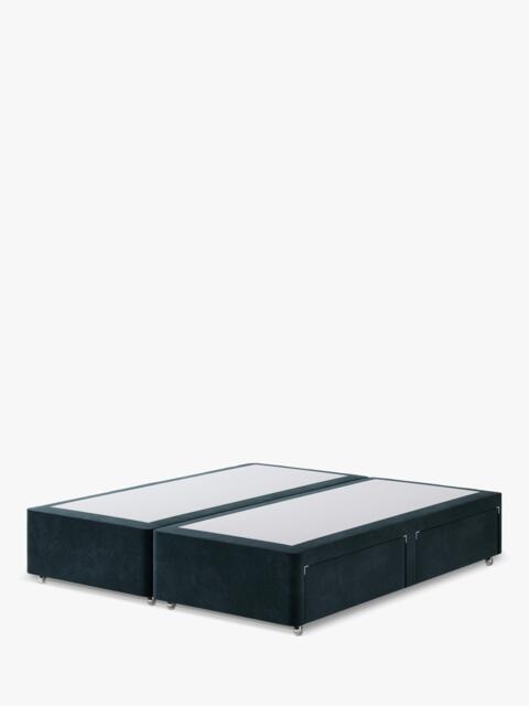 Hypnos Non-Sprung Upholstered 4 Drawer Divan Base, Super King Size - image 1