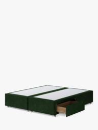 Hypnos Pocket Sprung Upholstered 2 Drawer Divan Base, Super King Size - thumbnail 2