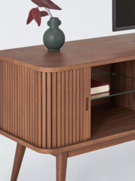 John Lewis Grayson Large TV Unit, Dark Brown - thumbnail 4