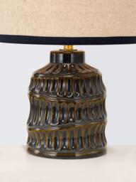 John Lewis Sasha Ceramic Table Lamp, Blue - thumbnail 4