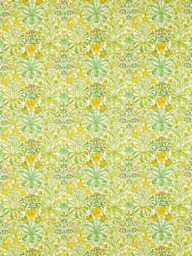 Morris & Co. Ben Pentreath Woodland Weeds Made to Measure Curtains or Roman Blind, Sap Green - thumbnail 1